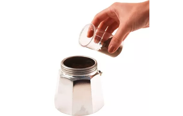 BIALETTI MOULINA CAFE MANUEL INOX NOIR MAT MCPRO001