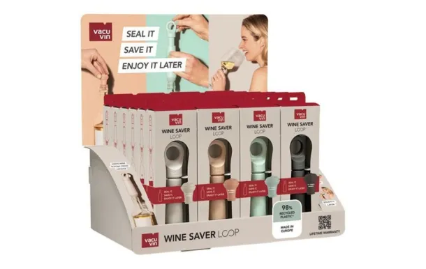 VACUVIN PRESENTOIR 24 POMPES A VIN LOOP 0970060