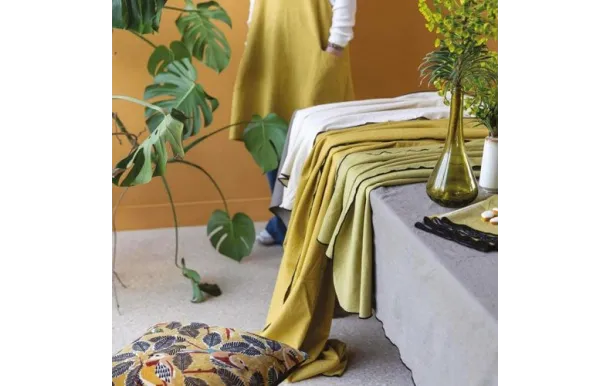 WINKLER NAPPE RECYCLEE GRACE FICELLE 140 X 140 CM 1782010000