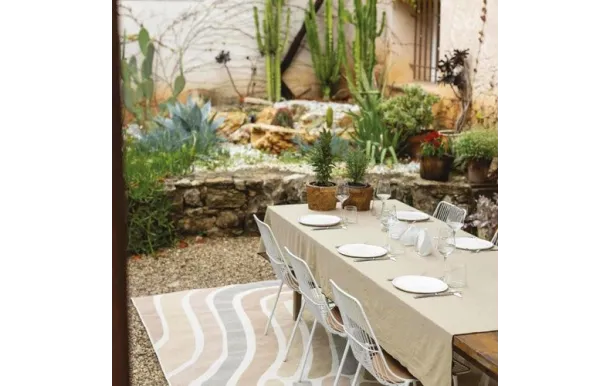 WINKLER NAPPE RECYCLEE GRACE CAMEL 140 X 140 CM 1782085000