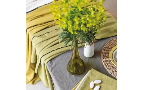 WINKLER NAPPE RECYCLEE GRACE KAKI 140 X 250 CM 1783020000