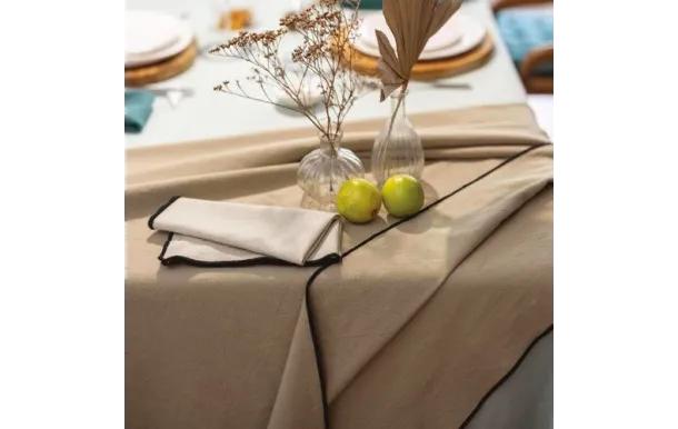 WINKLER NAPPE RECYCLEE GRACE CAMEL 140 X 250 CM 1783085000