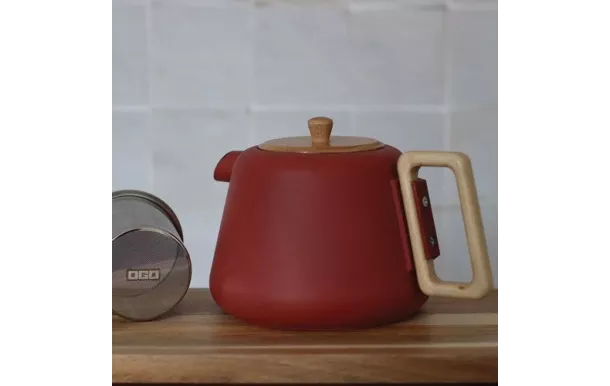 OGOLIVING Théière 1 L Paprika - Viggo