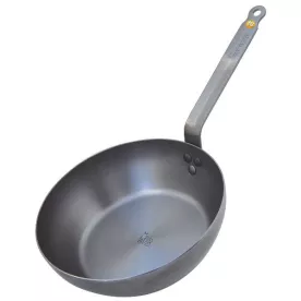  DE BUYER Poêle paysanne 28 cm mineral b element crepieres sauteuses poeles inox revetue tefal pas cher