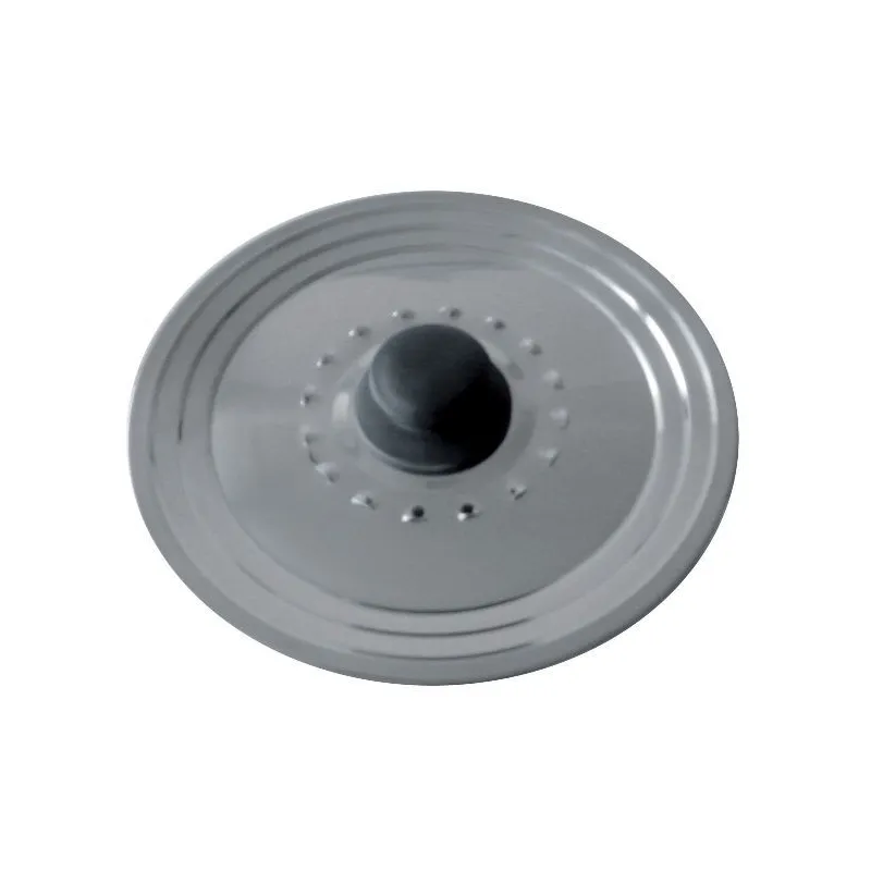 Couvercle En Verre Universel 36 Cm - Pour Poêles Et Casseroles - Poignée Résistante - Trou Vapeur - Bord Inox
