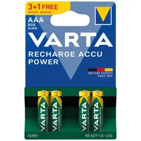 VARTA ACCUS POWER HR03/AAA 800MAH 3+1 OFFERT 56703101494