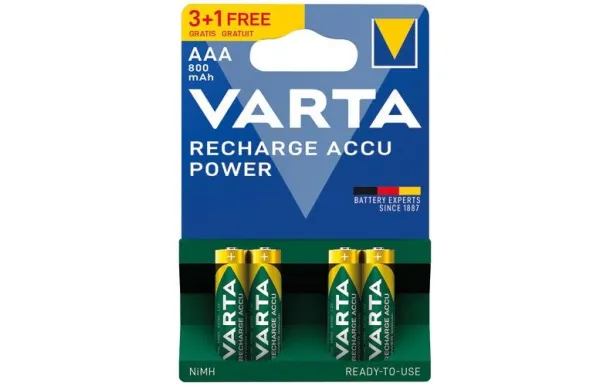 VARTA ACCUS POWER HR03/AAA 800MAH 3+1 OFFERT 56703101494