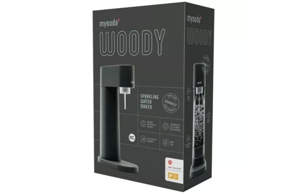 MYSODA Machine à gazéifier Noire - Woody