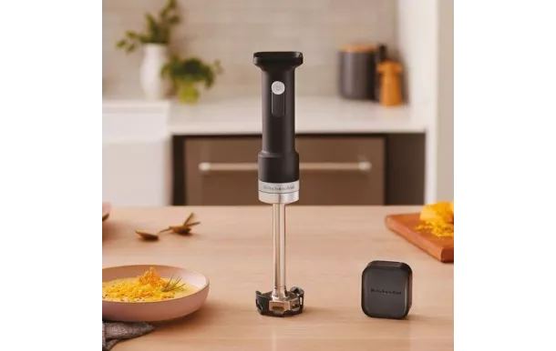 KITCHENAID Mixeur plongeant sans fil avec batterie Noir Réglisse - 5KHBRV71BM