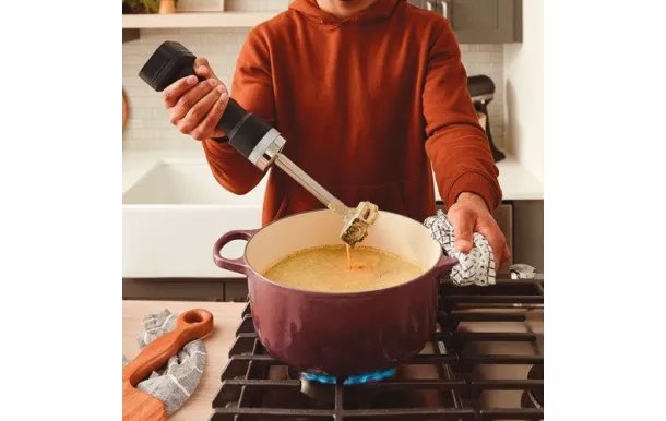 KITCHENAID Mixeur plongeant sans fil avec batterie Noir Réglisse - 5KHBRV71BM