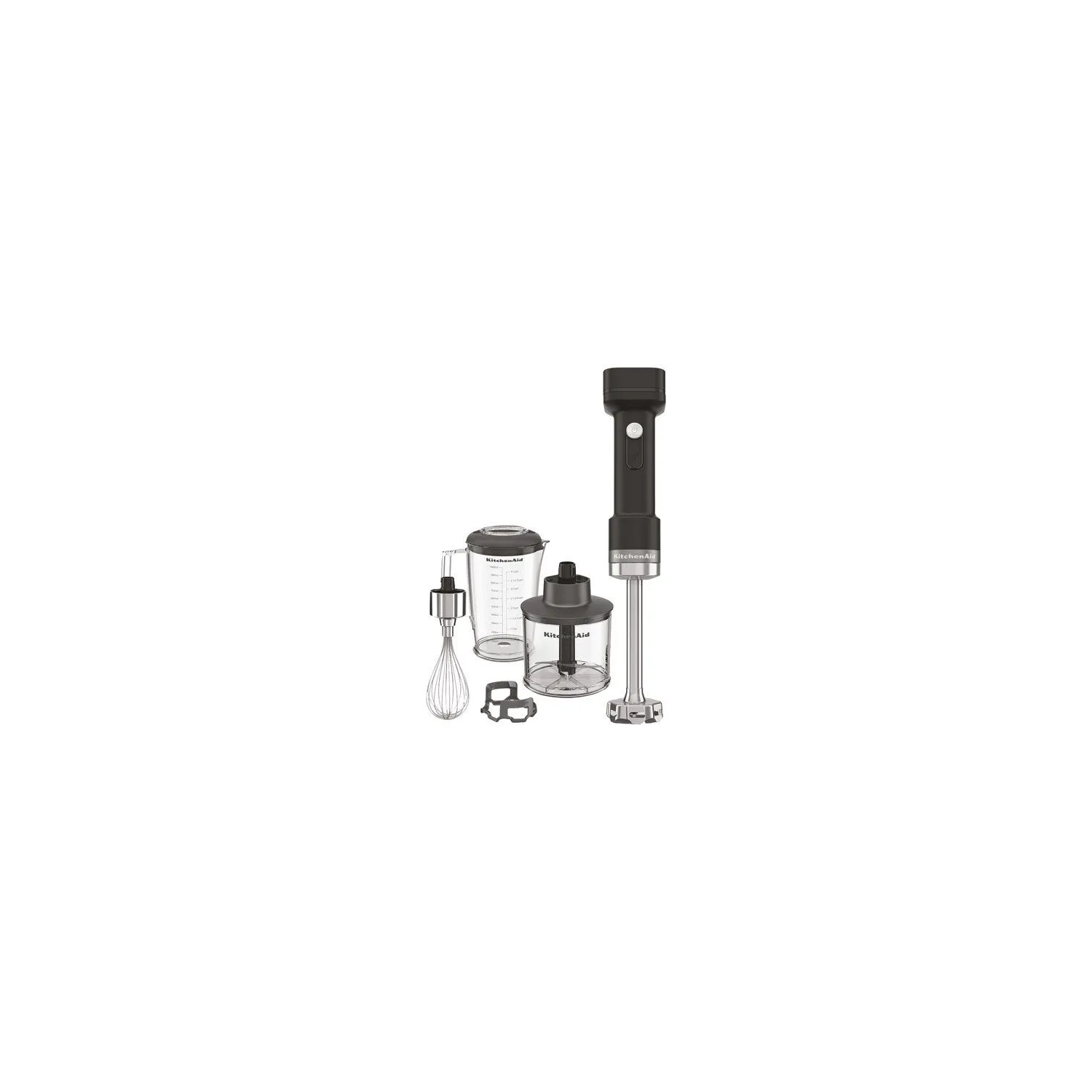 Image of KITCHENAID Mixeur plongeant sans fil + acc avec batterie Noir Réglisse - 5KHBRV75BM