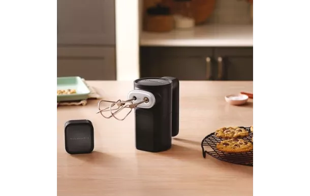 KITCHENAID Batteur sans fil avec batterie Noir Réglisse - KitchenAid Go - 5KHMR762BM