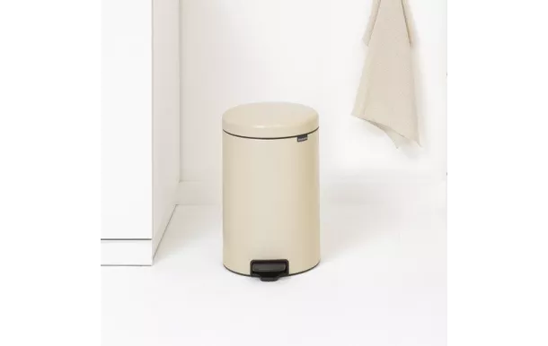 BRABANTIA Poubelle à pédale 20 L Soft Beige - New Icon