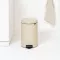 BRABANTIA Poubelle à pédale 20 L Soft Beige - New Icon