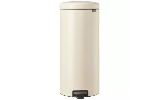 BRABANTIA Poubelle à pédale 30 L Soft Beige - New Icon