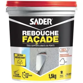 SADER ENDUIT REBOUCHAGE FACADE 1.5KG SADER 30613896