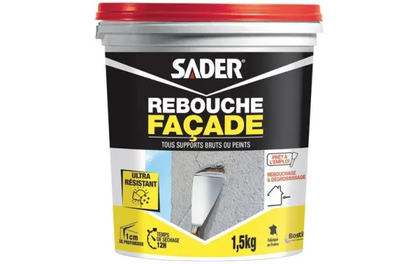 SADER ENDUIT REBOUCHAGE FACADE 1.5KG SADER 30613896