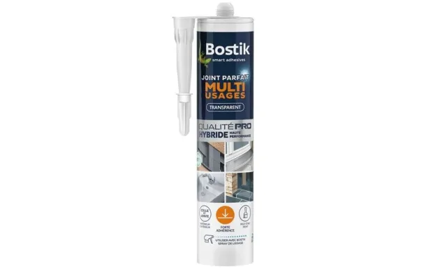 BOSTIK JOINT PARFAIT MULTIUSAGES TRANSP.280ML 30616668