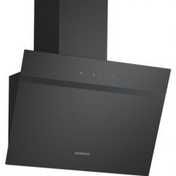 SIEMENS Hotte décorative murale 60 cm noire 550 m3/h - LC65KDK60