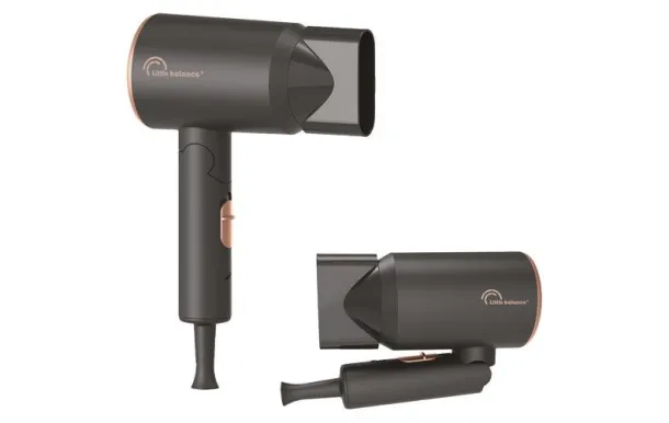 LITTLE BALANCE SECHE-CHEVEUX IONIC DE VOYAGE NOIR  LB8786