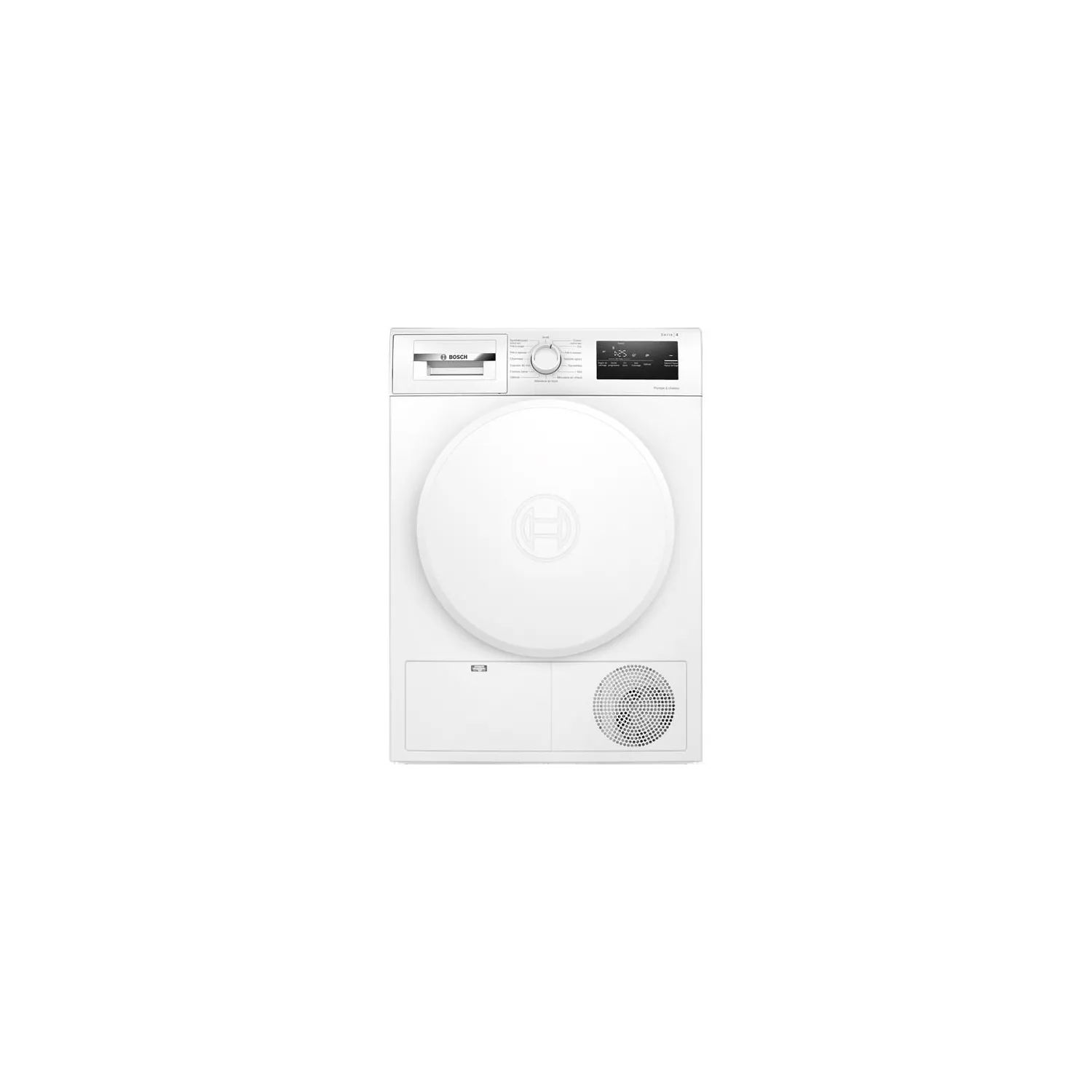BOSCH Sèche linge 60 cm 8 kg condenseur avec pompe à chaleur WTH8300DFR
