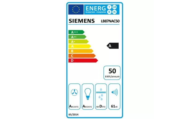 SIEMENS Groupe filtrant avec moteur débit 745 m3/h - LB87NAC50