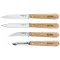 OPINEL Coffret de 4 couteaux de cuisine - Naturel Hêtre Les Essentiels