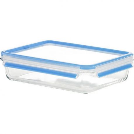 EMSA Boîte rectangulaire 2 L - Clip & Close Verre