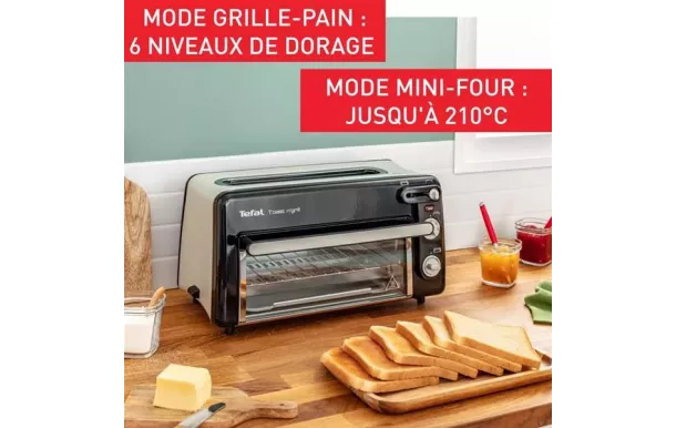 TEFAL Grille-Pain 1 fente - TL600830