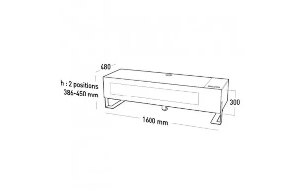 erard NAGA Meuble 1600 Carbon, Meuble UX Design