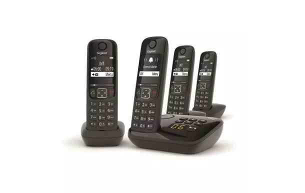 GIGASET Téléphone résidentiel avec répondeur - AS690AQUATTRO