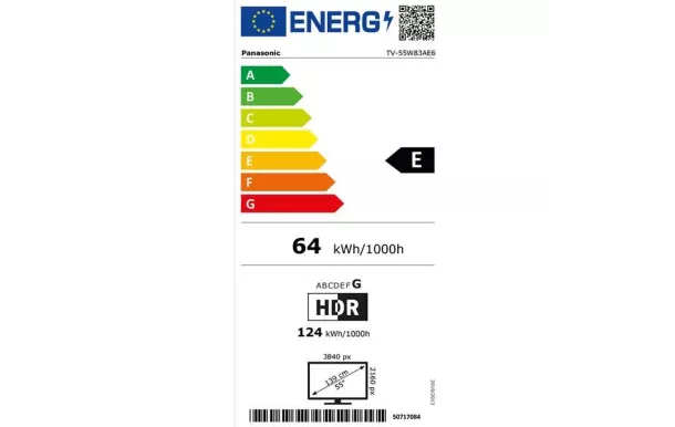 PANASONIC TV LED 139 cm UHD 4K - TV55W83AE6