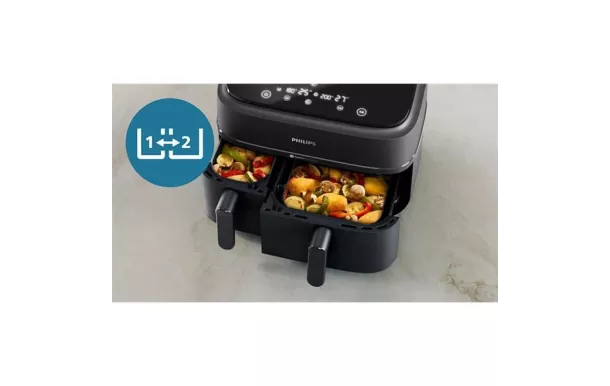 Airfryer philips 9 L à double panier Série 3000 NA351.00