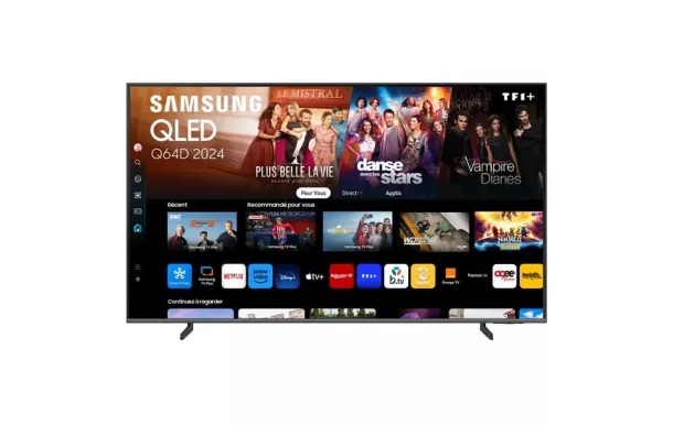 SAMSUNG Téléviseur 189 cm UHD 4K - TQ75Q64DAUXXC