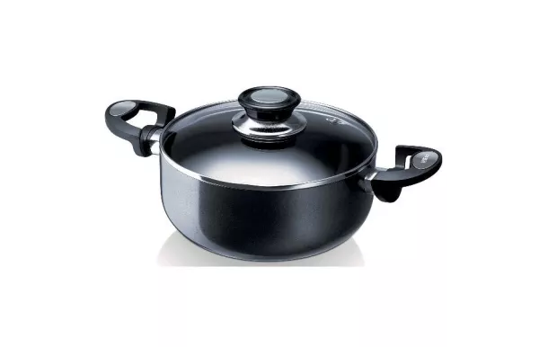  BEKA Faitout 20 cm pro induc anthracite avec couvercle casserole serie de casseroles inox pas cher avis