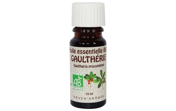 CEVEN AROMES HUILE ESSENTIELLE GAULTHERIE BIO 10ML 10GAUB