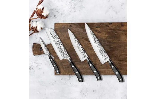 SABATIER TROMPETTE CARBON COUTEAU CHEF 20 CM + FOU 865723STCP132