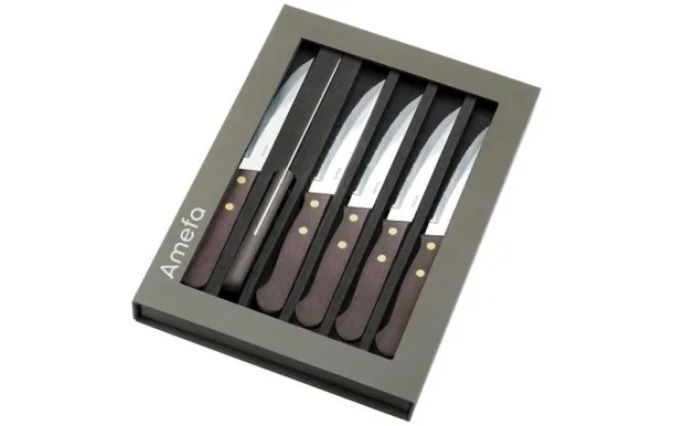 AMEFA ARIZONA COFFRET 6 COUTEAUX STEAK 495015MB02BR1