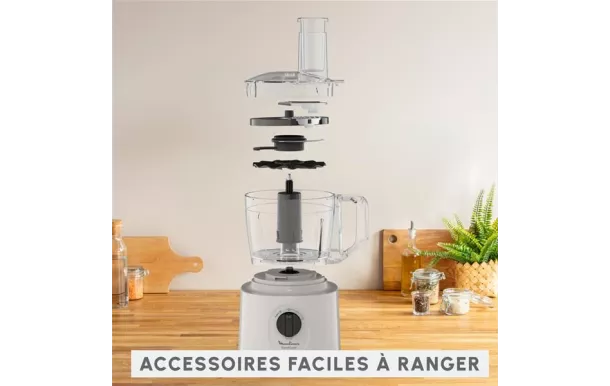 MOULINEX ROBOT EASY STORE 800W 2VIT + PULSE 2,4L C FP242B10
