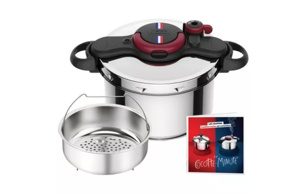 SEB Autocuiseur 7.5 L À la française - Clipso Minut' Collection