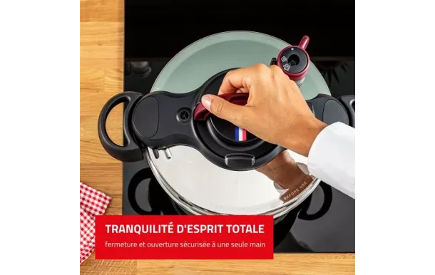 SEB Autocuiseur 7.5 L À la française - Clipso Minut' Collection