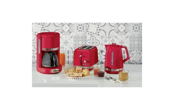 MOULINEX BOUILLOIRE SOLEIL 1,7L 2400W RETRO ROUGE BY320510