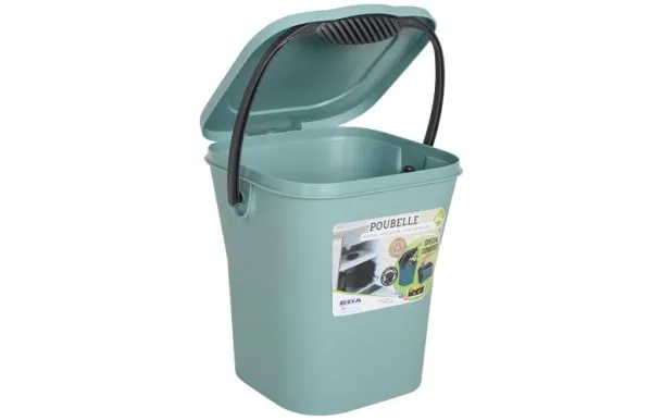 EDA POUBELLE COMPOST 6L VERT EUCA.AV.COUV. 13119 V.EU CX6