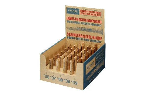 OPINEL BOITE 30 COUTEAUX INOX 001159