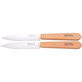 OPINEL Boîte de 2 Office Carbone N°102 hêtre, vern 001222