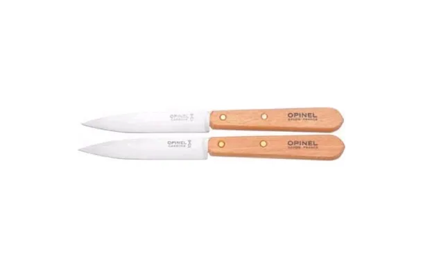 OPINEL Boîte de 2 Office Carbone N°102 hêtre, vern 001222