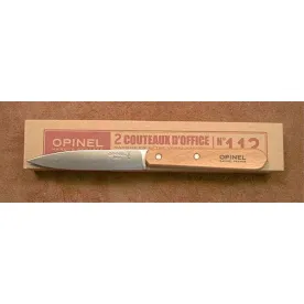 OPINEL Boîte de 2 Office N°112 hêtre vernis nature 001223