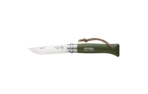 OPINEL BAROUDEUR COUTEAU  N°8 KAKI INOX 001703