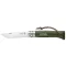OPINEL BAROUDEUR COUTEAU  N°8 KAKI INOX 001703