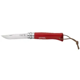 OPINEL BAROUDEUR COUTEAU N°8 ROUGE INOX 001705